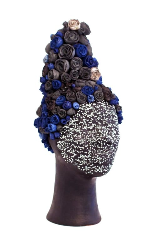 What's Her Face Series, "Beaded Head"